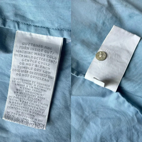 Indigo Palms Paisley Embroidered  Novelty Bohemian Button Down Shirt - Picture 11 of 16